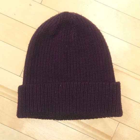 Wilfred Free Purple Acrylic Beanie - Picture 1 of 4